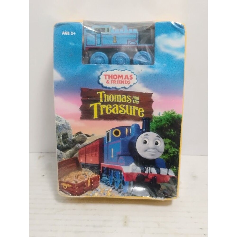 THOMAS & FRIENDS THOMAS AND THE TREASURE DVD W WOODEN TRAIN BONUS SEALED READ!!!